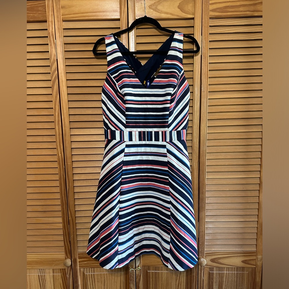 Maeve Striped Canvas Dress